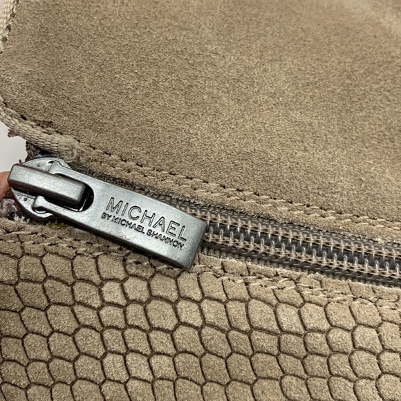 Michael Michael Kors Tan Suede Ankle Boots Size 11 MCA4701J - Picture 7 of 12